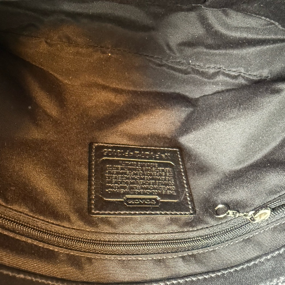 Coach Vintage Y2K Black Leather SoHo Shoulder Bag